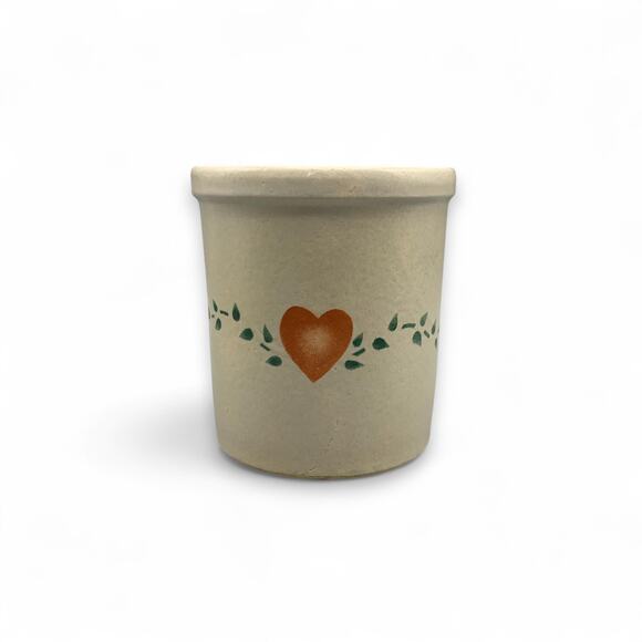 Robinson Ransbotttom Crock 1 Qt Ohio Pottery High Jar USA Country Cottage Core - Picture 1 of 8